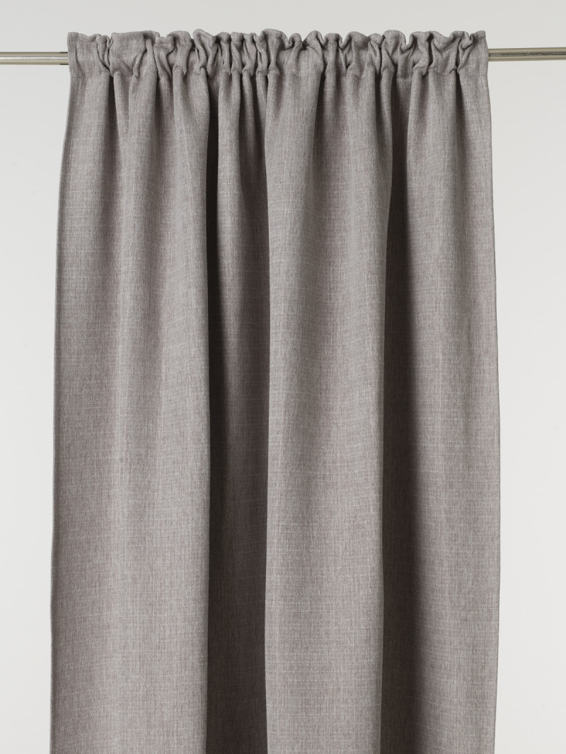 Gardinlängd Gry grå mörkläggning