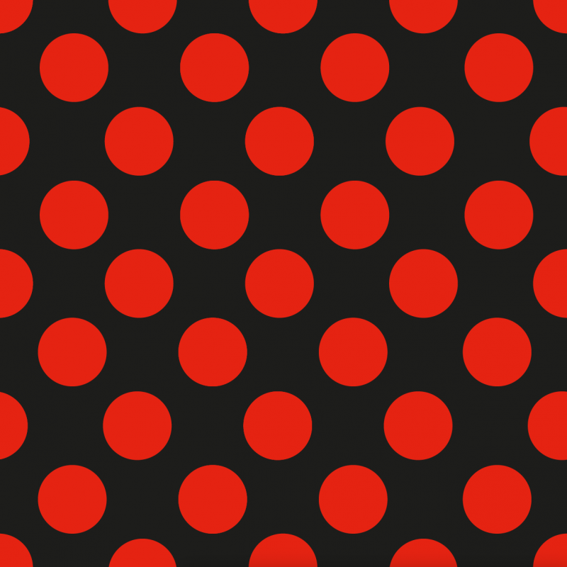 Pricken stor röd svart