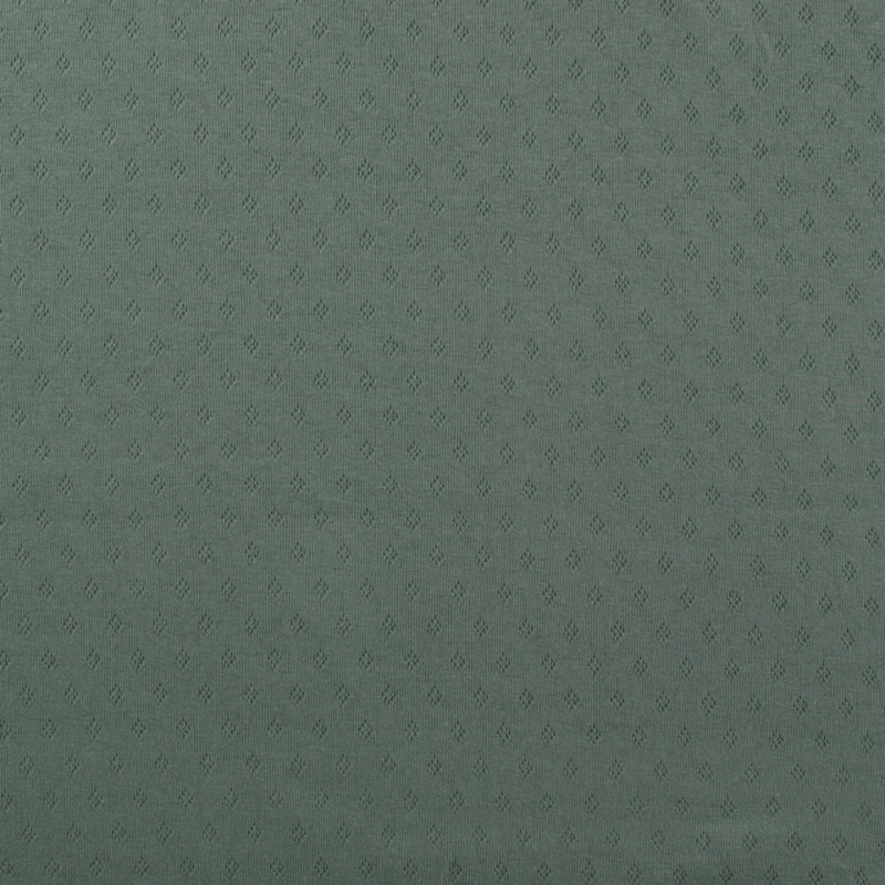 Trikå med hålmönster dusty mint