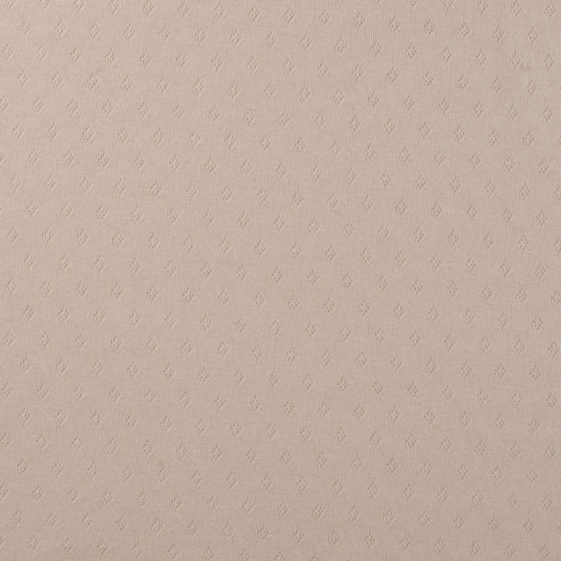 Trikå med hålmönster sand