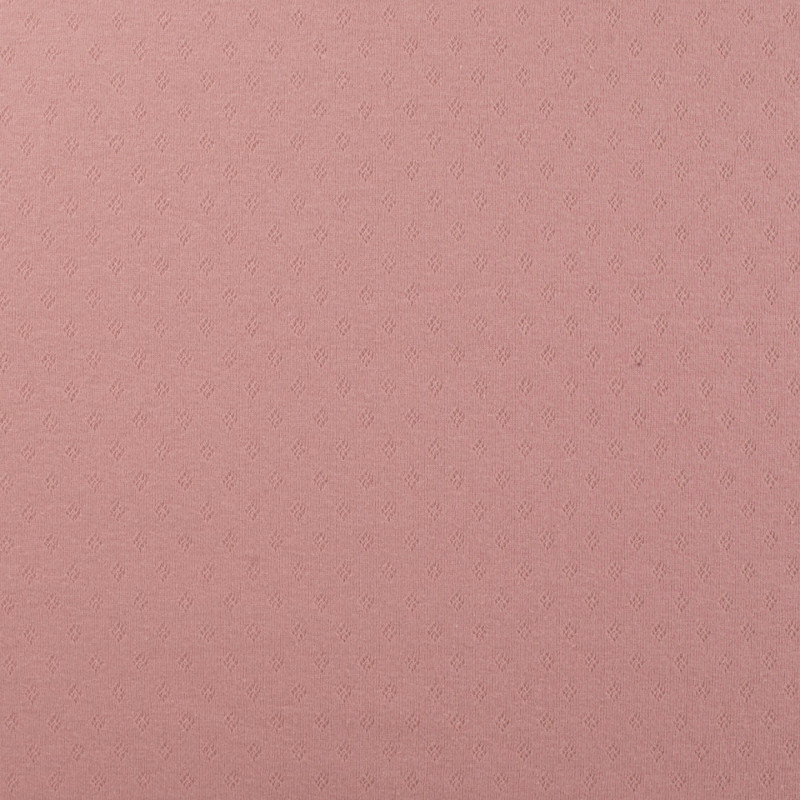 Trikå med hålmönster nude