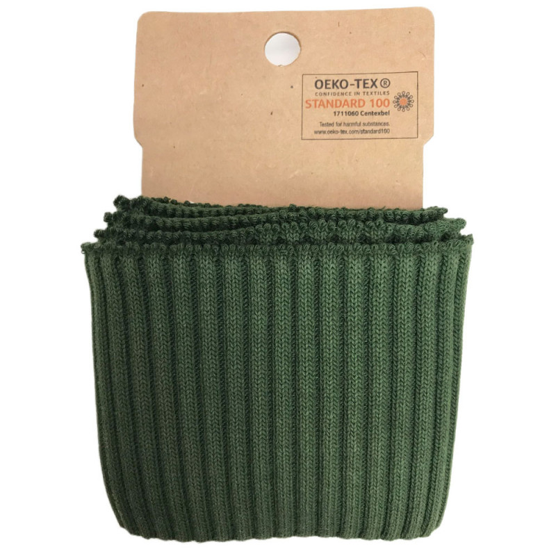 Boord cuffs rib 027 green