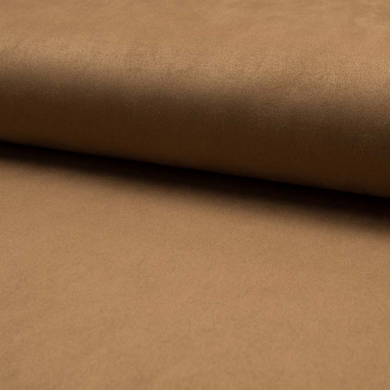 Suede scuba camel