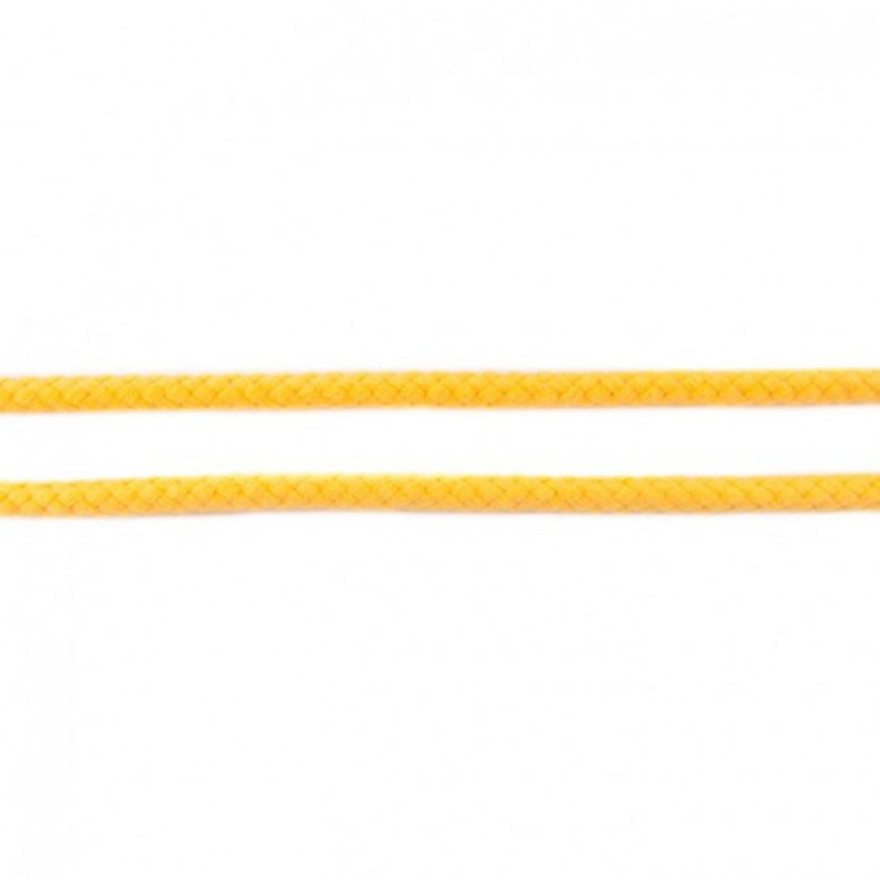 Double woven cord 8 mm yellow
