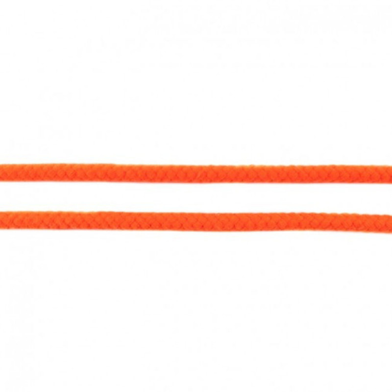 Double woven cord 8 mm orange