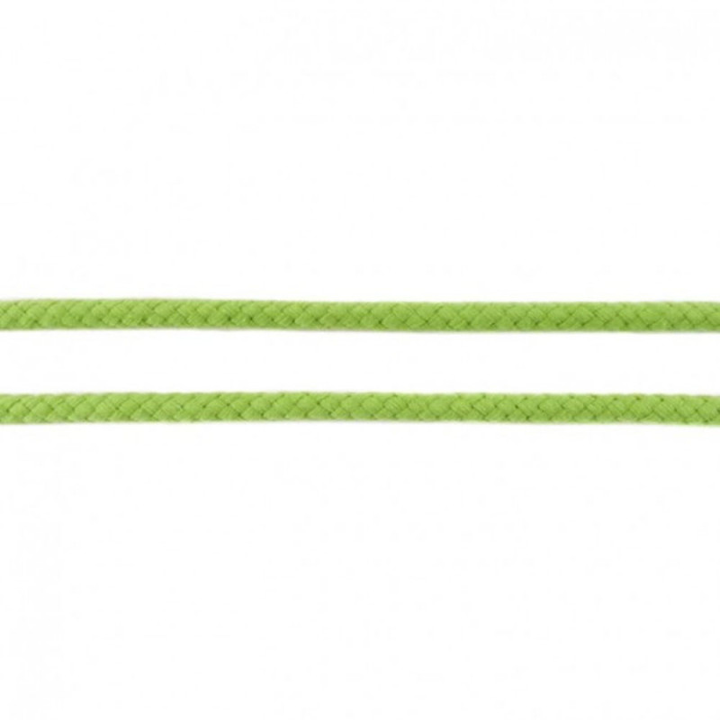 Double woven cord 8 mm dark lime
