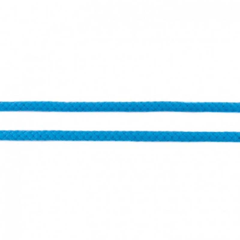 Double woven cord 8 mm aqua