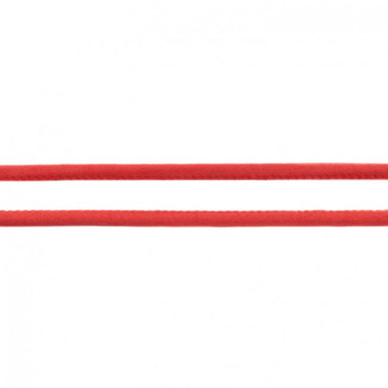 Luxury suede cord red