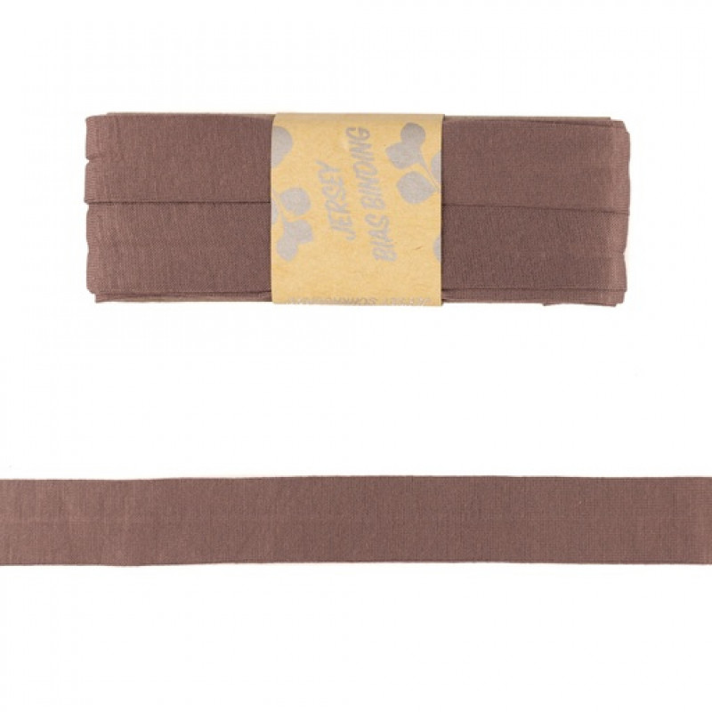 Bias binding in viscose mauve