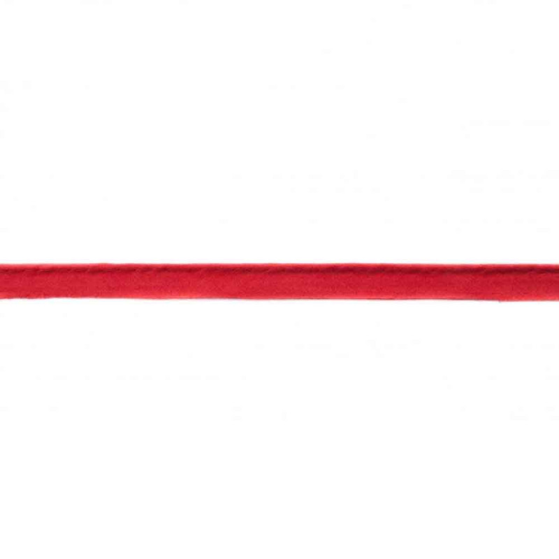 Suede piping cord brick red
