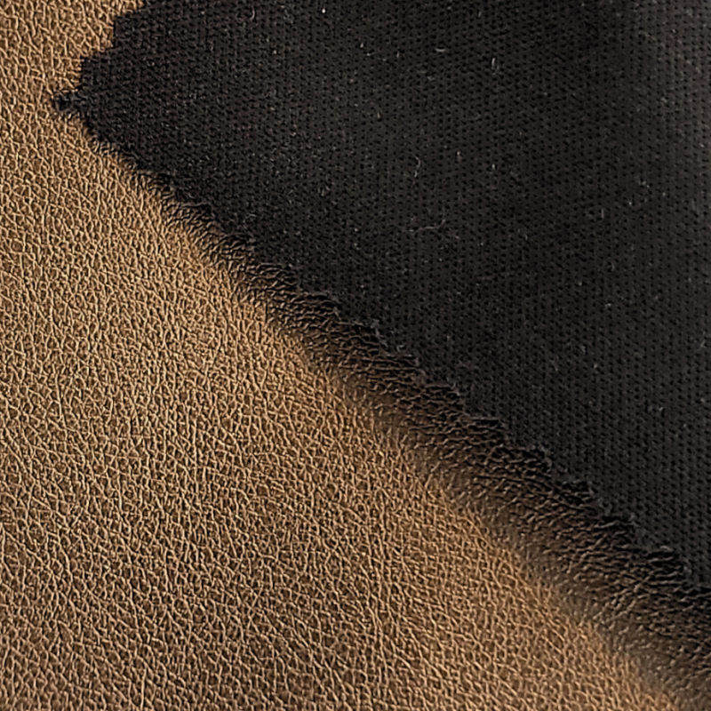 Leather stretch fabric