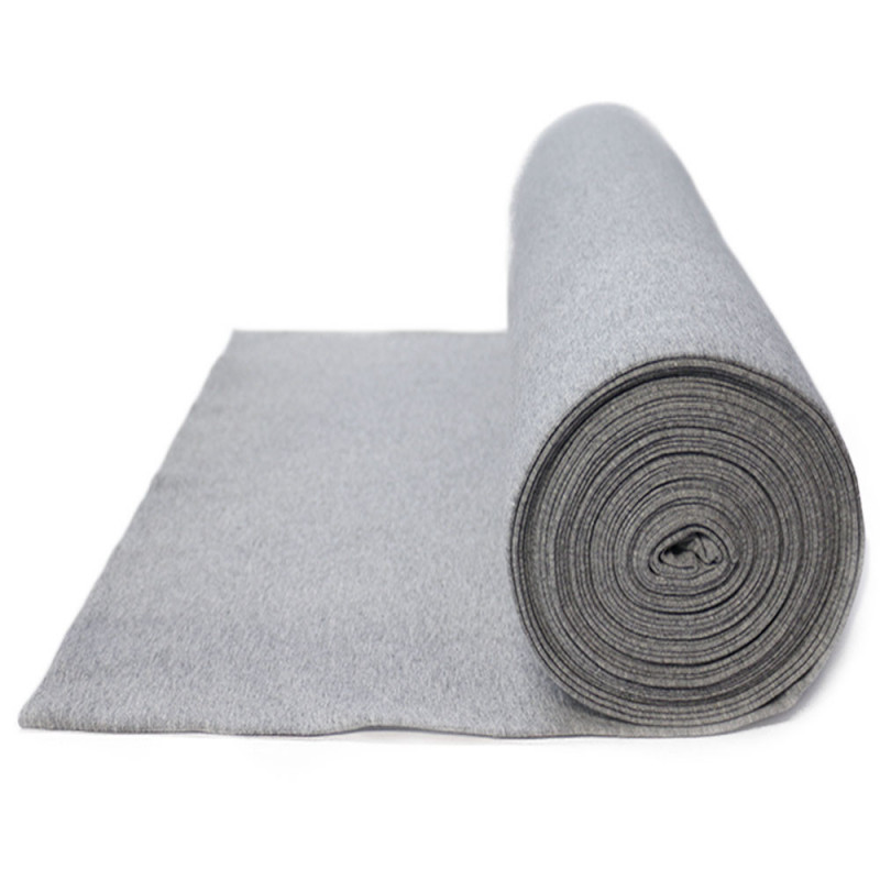 Ribbing melange light grey