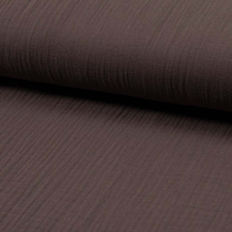 Muslintyg dusty brown