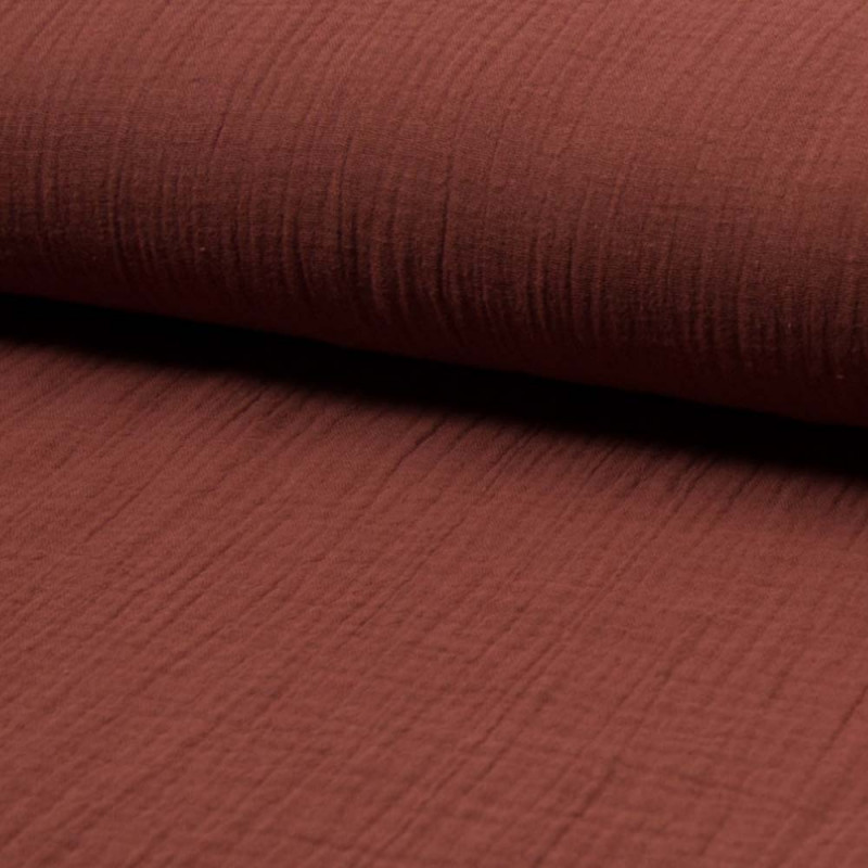 Muslintyg dusty terra