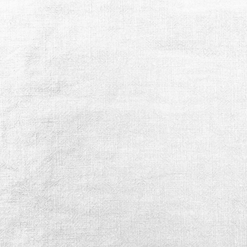 Linen fabric stonewashed white