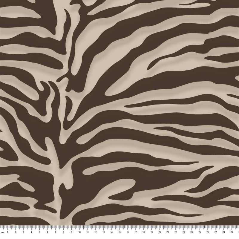Zebra brun beige