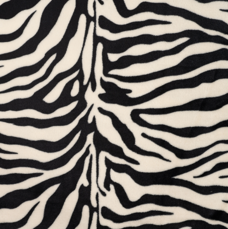 Fleece zebra