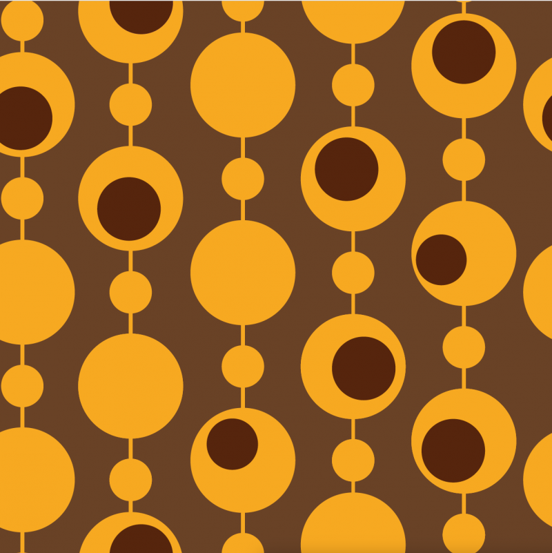 Birgitta brun orange