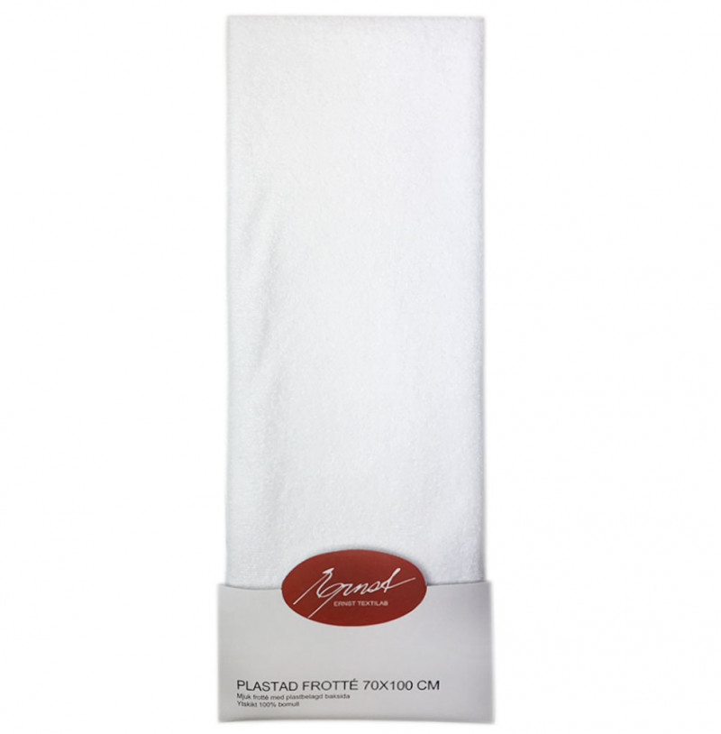 Plastered terry white 70*100 cm