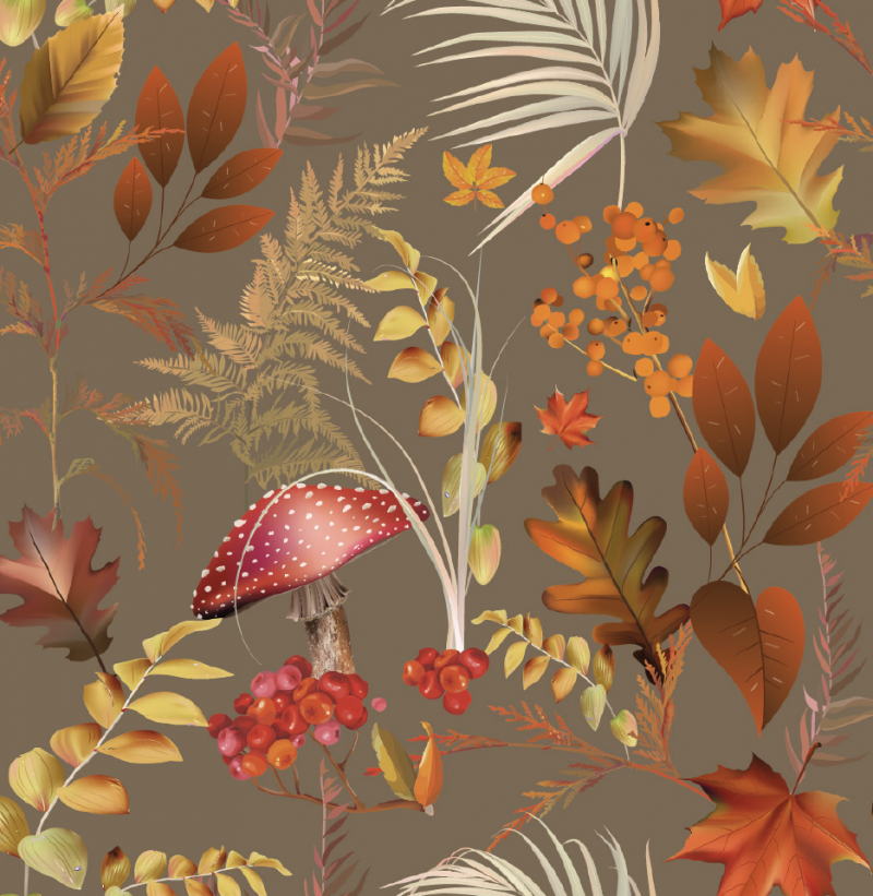 Rönnbär höst brun