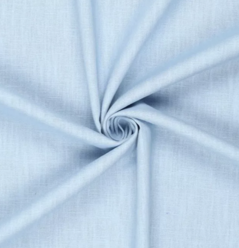 Halvlinne Anette blå 657