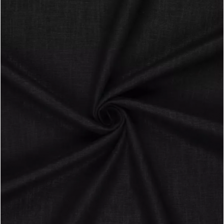 Halvlinne Anette svart 999