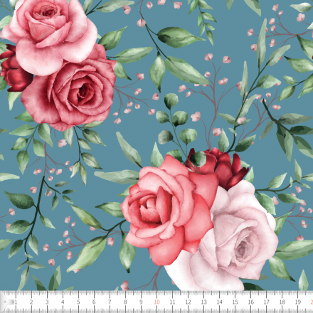 Rosen Elvira blågrå