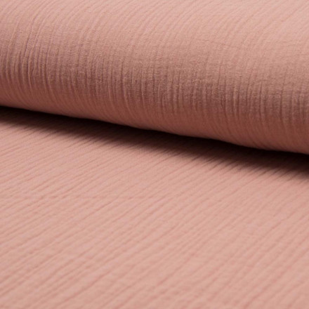 Muslintyg dusty rose