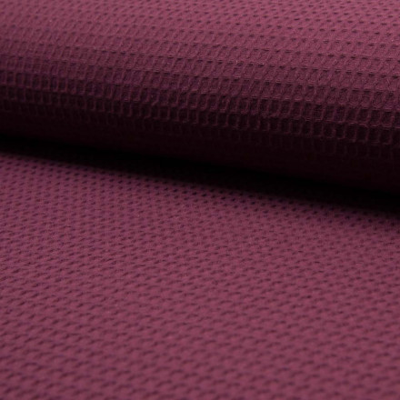 Våffeltyg bordeaux
