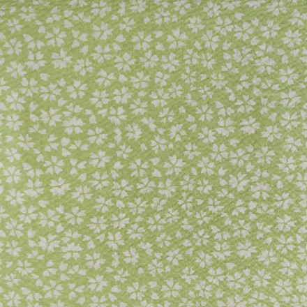 Seersucker blomma lime