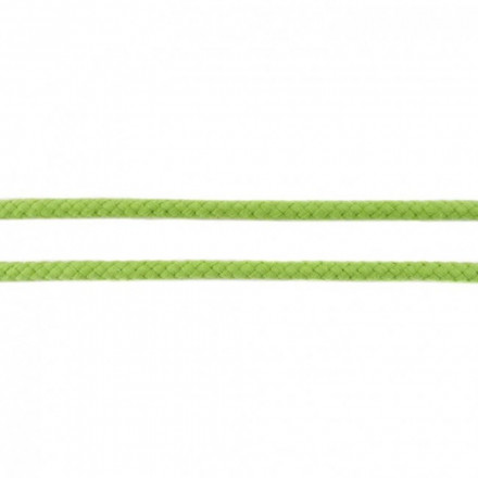 Double woven cord 8 mm dark lime