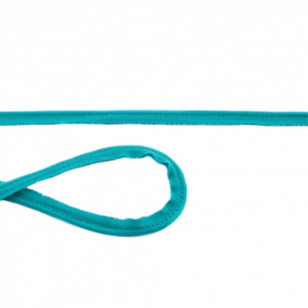 Cotton tricot piping cord dark mint