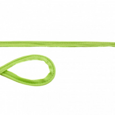 Cotton tricot piping cord lime