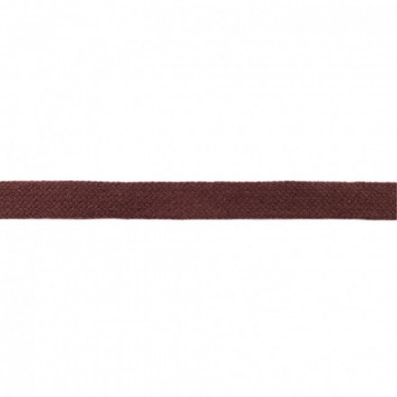 Flat cord 2 cm chocolate