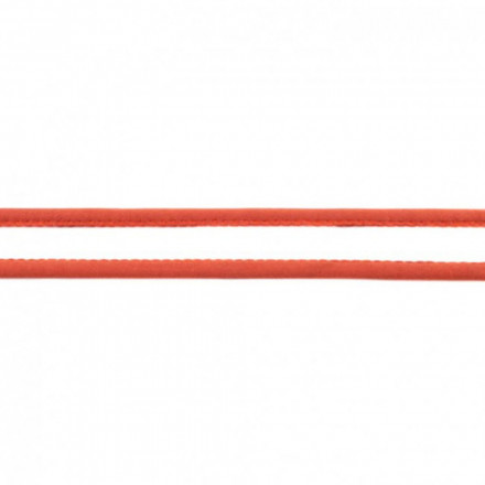 Luxury suede cord brick red