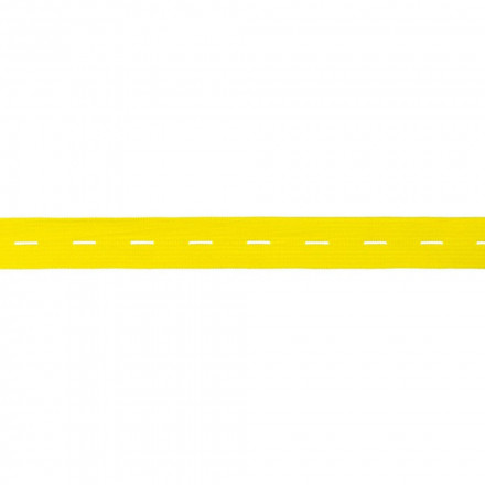 Buttonholes elastic yellow
