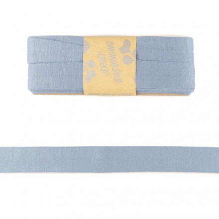 Bias binding in viscose jeans