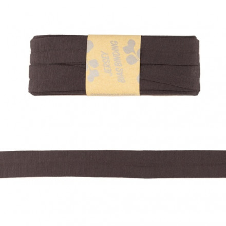 Bias binding in viscose mocha