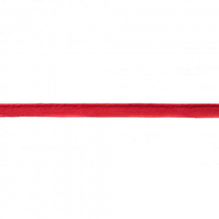 Suede piping cord brick red