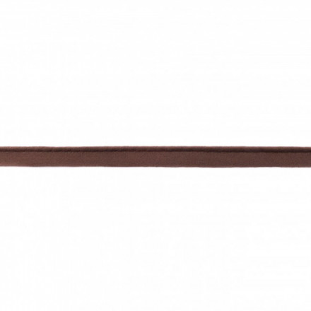 Suede piping cord chocolate