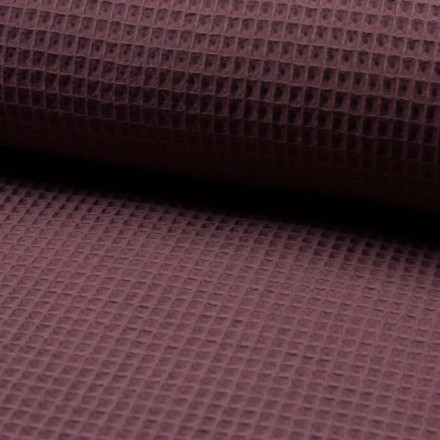 Våffeltyg mauve