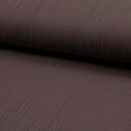 Muslintyg dusty brown