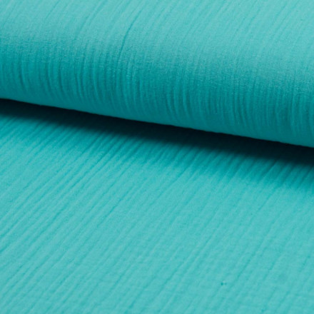 Muslintyg turkos