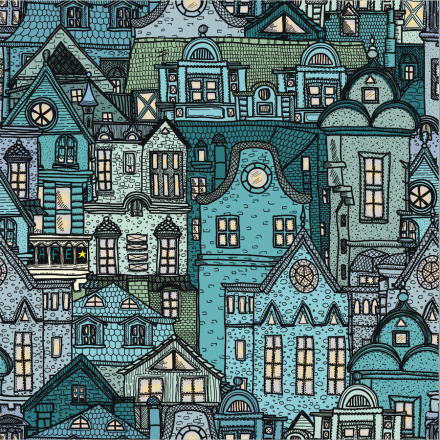 Townhouse blå turkos