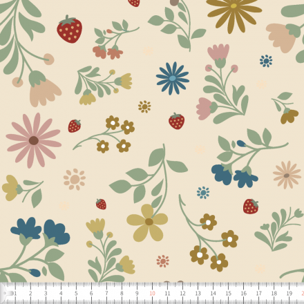 Skandinavisk lustgård beige