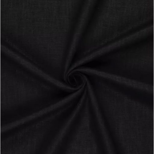 Halvlinne Anette svart 999