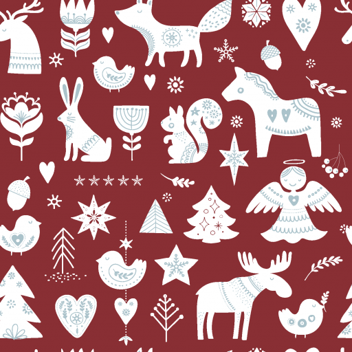 Adventsdröm röd