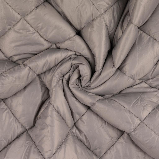 Quilted coating fabric ightgrey