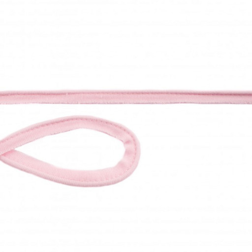 Cotton tricot piping cord light pink