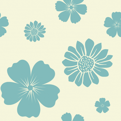 Blomma turkos beige